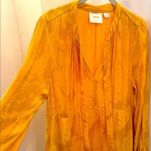 Maeve Golden Long Sleeve Dress